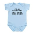 thumbnail image 1 of CafePress - Fun And Games Divide By Zero Infant Bodysuit - Baby Light Bodysuit, Size Newborn - 24 Months, 1 of 4