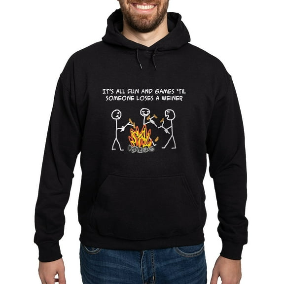 CafePress - Fun And Games Hoodie (Dark) - Pullover Hoodie, Classic, Comfortable Hooded Sweatshirt