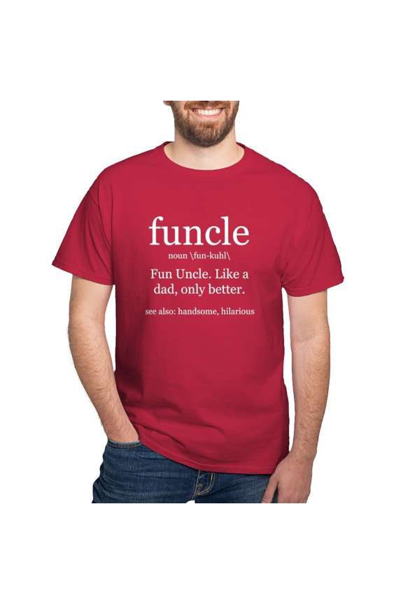 - Fun Uncle Definition T Shirt - Men's Classic Graphic Cotton T-Shirt
