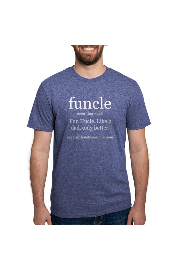 - Fun Uncle Definition T Shirt - Mens Tri-blend T-Shirt