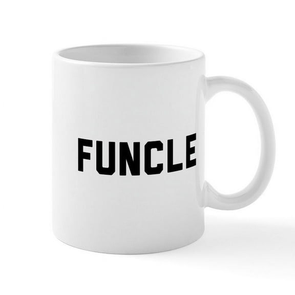 CafePress - Funcle Mugs - 11 oz Ceramic Mug - Novelty Coffee Tea Cup
