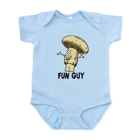 CafePress - Fungi Fun Guy Body Suit - Baby Light Bodysuit, Size Newborn - 24 Months