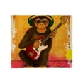 thumbnail image 1 of CafePress - Funky Monkey Bass Player Throw Blanket - Soft Fleece Throw Blanket, 50"x60" for All Ages, 1 of 4