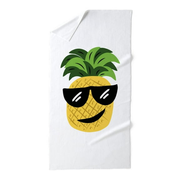 CafePress - Funky Pineapple - Large Beach Towel, Soft 30"x60" Towel with Unique Design
