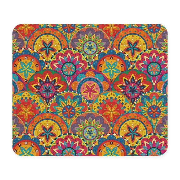 CafePress - Funky Retro Pattern Mousepad - Non-slip Rubber Mousepad, Gaming Mouse Pad
