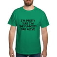 thumbnail image 1 of CafePress - Funniest Dad Alive Dark T Shirt - Men's Classic Graphic Cotton T-Shirt, 1 of 4