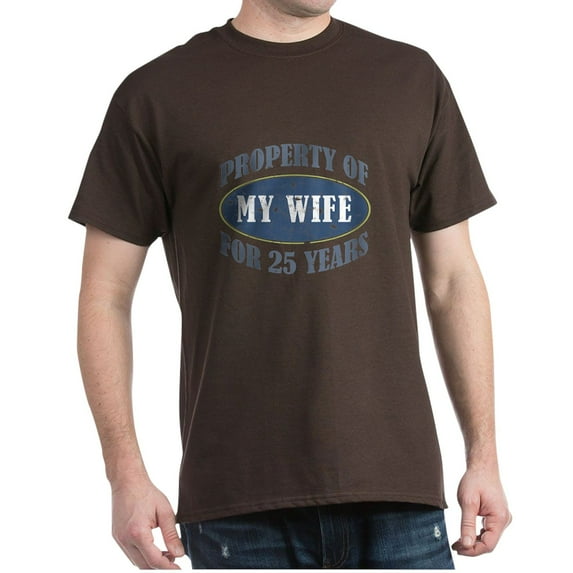 CafePress - Funny 25Th Anniversary Dark T Shirt - Men's Classic Graphic Cotton T-Shirt