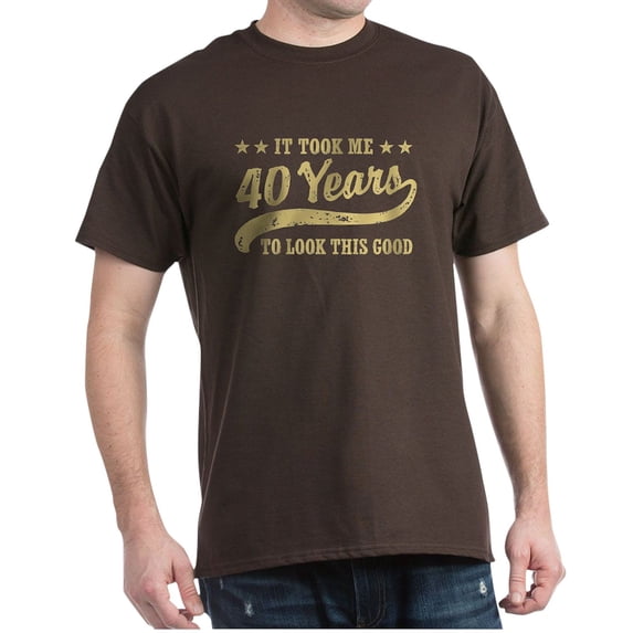 CafePress - Funny 40Th Birthday Dark T Shirt - Men's Classic Graphic Cotton T-Shirt