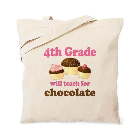 CafePress - Funny 4Th Grade Tote Bag - Unisex Canvas Tote Bag, Beige, 1-Piece