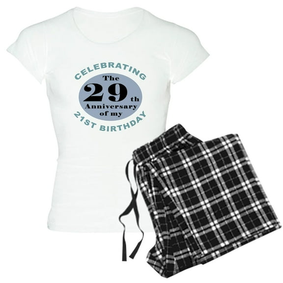CafePress - Funny 50Th Birthday Women's Light Pajamas - Women's Short Sleeve Print T-Shirt and Pants Light Cotton Pajama Set