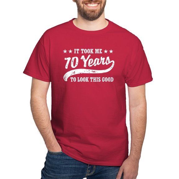 CafePress - Funny 70Th Birthday Dark T Shirt - Men's Classic Graphic Cotton T-Shirt