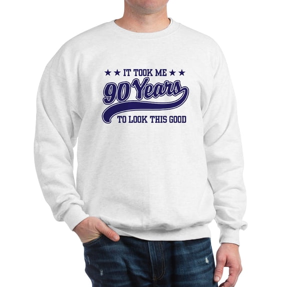 CafePress - Funny 90Th Birthday Sweatshirt - Crew Neck Sweatshirt