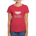 thumbnail image 1 of CafePress - Funny All About That Brace Parody T Shirt - Women's Traditional Fit Dark T-Shirt, 1 of 4