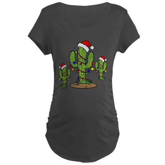 CafePress - Funny Arizona Christmas Maternity Dark T Shirt - Maternity Dark T-Shirt