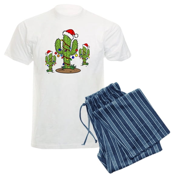 CafePress - Funny Arizona Christmas Men's Dark Pajamas - Men's Light Loose Fit Cotton Pajama Set