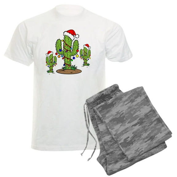 CafePress - Funny Arizona Christmas Men's Dark Pajamas - Men's Light Loose Fit Cotton Pajama Set