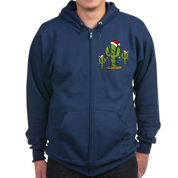 CafePress - Funny Arizona Christmas Zip Hoodie (Dark) - Zip Hoodie, Classic Hooded Sweatshirt with Metal Zipper