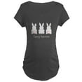 thumbnail image 1 of CafePress - Funny Bunnies Maternity T Shirt - Maternity Dark T-Shirt, 1 of 3