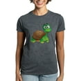 thumbnail image 1 of CafePress - Funny Cartoon Turtle T Shirt - Women's Traditional Fit Dark T-Shirt, 1 of 4
