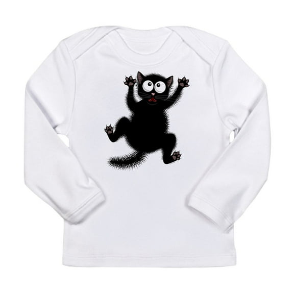 CafePress - Funny Cat Cool Cartoon Cute Sp Long Sleeve T Shirt - Long Sleeve Infant T-Shirt