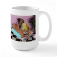 thumbnail image 1 of CafePress - Funny Cat Massage Mugs - 15 oz Ceramic Large White Novelty Mug, 1 of 6