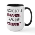 thumbnail image 1 of CafePress - Funny Christmas And Wine - 15 oz Ceramic Large White Novelty Mug, 1 of 4