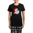 thumbnail image 1 of CafePress - Funny Christmas Santa Claus Women's Dark Pajamas - Women's Short Sleeve Print T-Shirt and Pants Dark Cotton Pajama Set, 1 of 7