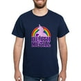 thumbnail image 1 of CafePress - Funny Death Metal Rainbow Unicorn (Vintage Distres - Men's Classic Graphic Cotton T-Shirt, 1 of 4