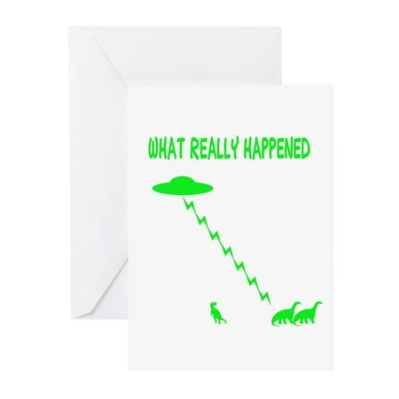 CafePress - Funny Dinosaur - Greeting Cards (Pk of 10) Matte