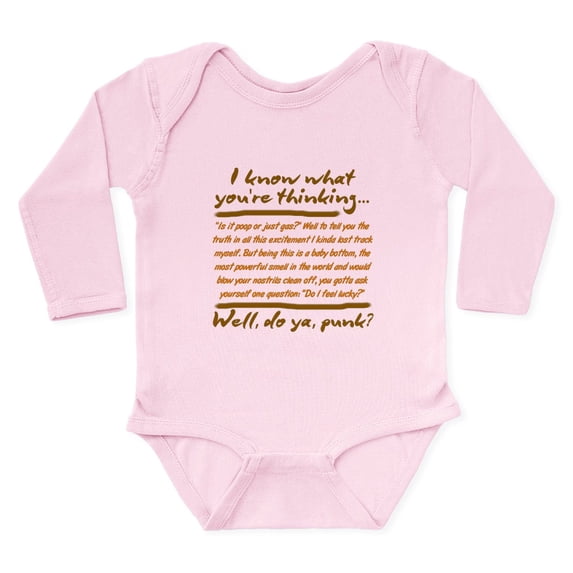 CafePress - Funny Dirty Harry Body Suit - Long Sleeve Cotton Baby Bodysuit