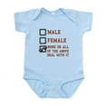 thumbnail image 1 of CafePress - Funny Gender Neutral Body Suit - Baby Light Bodysuit, Size Newborn - 24 Months, 1 of 4