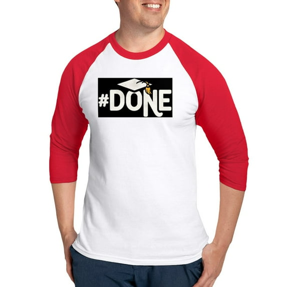 CafePress - Funny Graduation - Cotton Baseball Jersey, 3/4 Raglan Sleeve Shirt