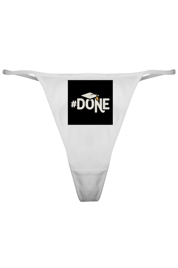 - Funny Graduation - Women's Novelty Thong Panties Underwear