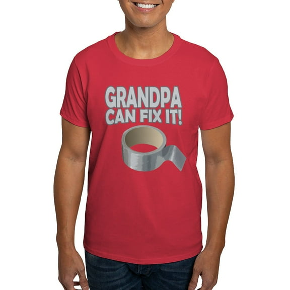 CafePress - Funny Grandpa Can Fix It! T Shirt - Men's Classic Graphic Cotton T-Shirt