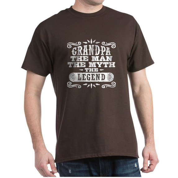 CafePress - Funny Grandpa Dark T Shirt - Men's Classic Graphic Cotton T-Shirt