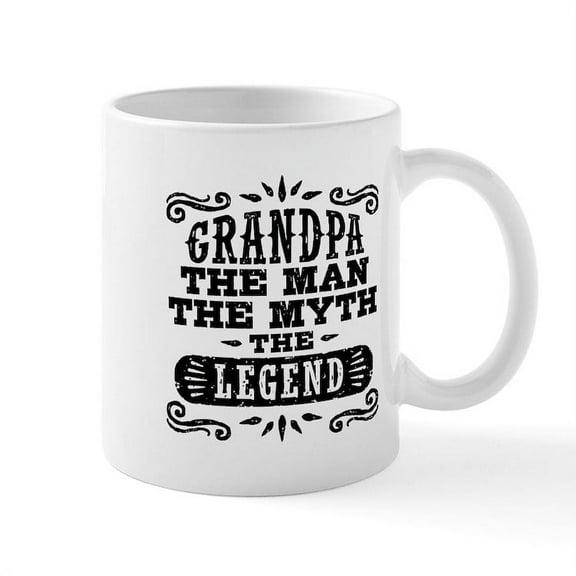 CafePress - Funny Grandpa Mug - 11 oz Ceramic Mug - Novelty Coffee Tea Cup