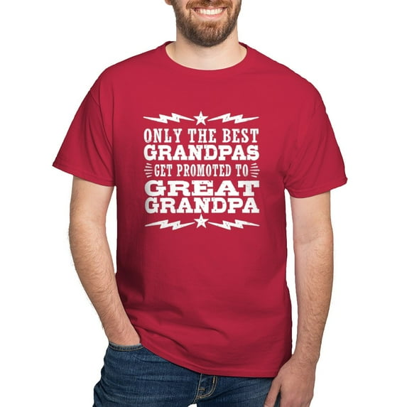 CafePress - Funny Great Grandpa Dark T Shirt - Men's Classic Graphic Cotton T-Shirt