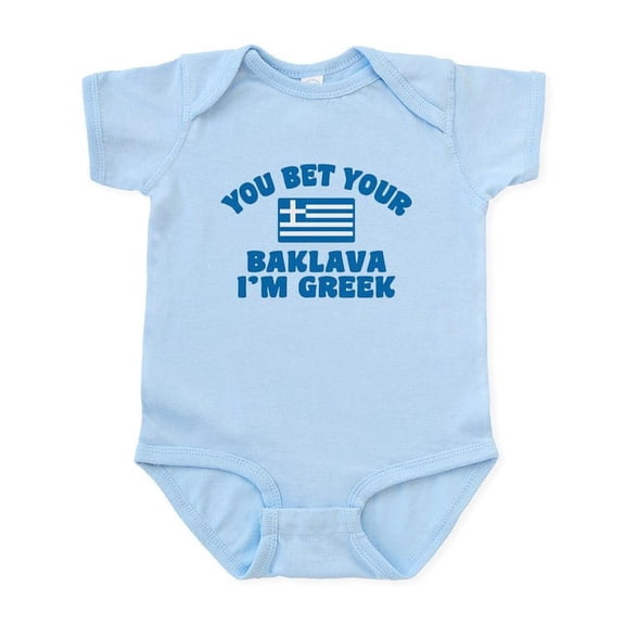 CafePress - Funny Greek Baklava Infant Bodysuit - Baby Light Bodysuit, Size Newborn - 24 Months