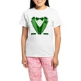 thumbnail image 1 of CafePress - Funny Irish Tuxedo Women's Light Pajamas - Women's Short Sleeve Print T-Shirt and Pants Light Cotton Pajama Set, 1 of 7