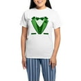 thumbnail image 1 of CafePress - Funny Irish Tuxedo Women's Light Pajamas - Women's Short Sleeve Print T-Shirt and Pants Light Cotton Pajama Set, 1 of 7