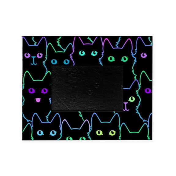 CafePress - Funny Kitty Cat Pattern - Decorative 8x10 Picture Frame