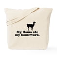 thumbnail image 1 of CafePress - Funny Llama Tote Bag - Unisex Canvas Tote Bag, Beige, 1-Piece, 1 of 7