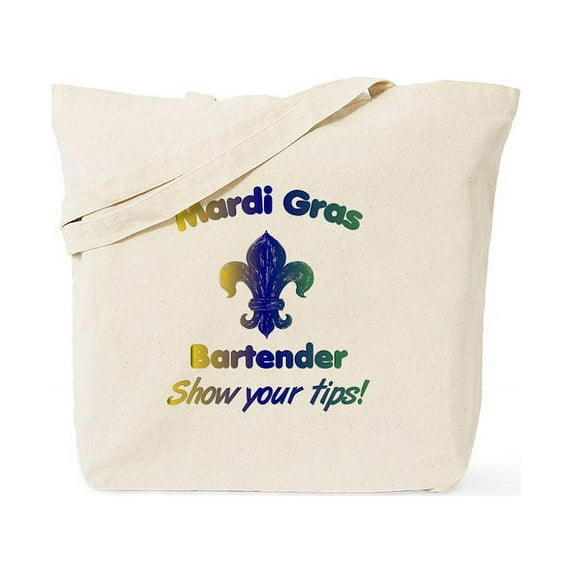 CafePress - Funny Mardi Gras Bartender Tote Bag - Unisex Canvas Tote Bag, Beige, 1-Piece