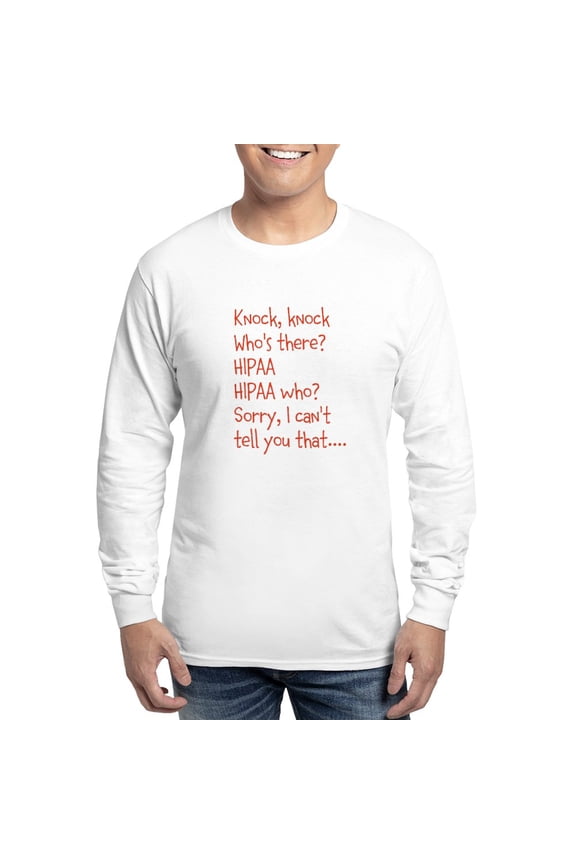 - Funny Medical Joke Long Sleeve T Shirt - Unisex Cotton Long Sleeve T-Shirt