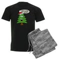 thumbnail image 1 of CafePress - Funny Merry Christmas Tree Men's Dark Pajamas - Men's Dark Loose Fit Cotton Pajama Set, 1 of 7