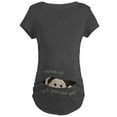thumbnail image 1 of CafePress - Funny Peeking Baby December Maternity Dark T Shirt - Maternity Dark T-Shirt, 1 of 3