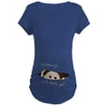 thumbnail image 1 of CafePress - Funny Peeking Out Baby Apri Maternity Dark T Shirt - Maternity Dark T-Shirt, 1 of 3