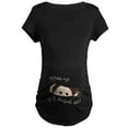 thumbnail image 1 of CafePress - Funny Peeking Out Baby Augu Maternity Dark T Shirt - Maternity Dark T-Shirt, 1 of 3
