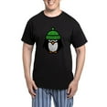 thumbnail image 1 of CafePress - Funny Penguin Cartoon Pajamas - Men's Dark Loose Fit Cotton Pajama Set, 1 of 7