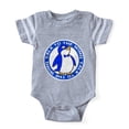 thumbnail image 1 of CafePress - Funny Penguin - Cute Infant Baby Football Bodysuit, 1 of 3